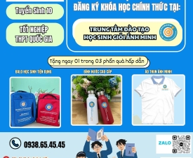 🎯 CHƯƠNG TRÌNH ƯU ĐÃI LUYỆN THI TUYỂN SINH LỚP 10 & TỐT NGHIỆP THPT QUỐC GIA