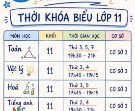  TUYỂN SINH LỚP 11