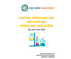 CHƯƠNG TRÌNH DẠY HỌC - HOÁ HỌC THPT - CÁNH DIỀU