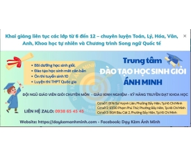  MIỄN PHÍ 2 BUỔI HỌC THỬ – KIỂM TRA NĂNG LỰC ĐẦU VÀO